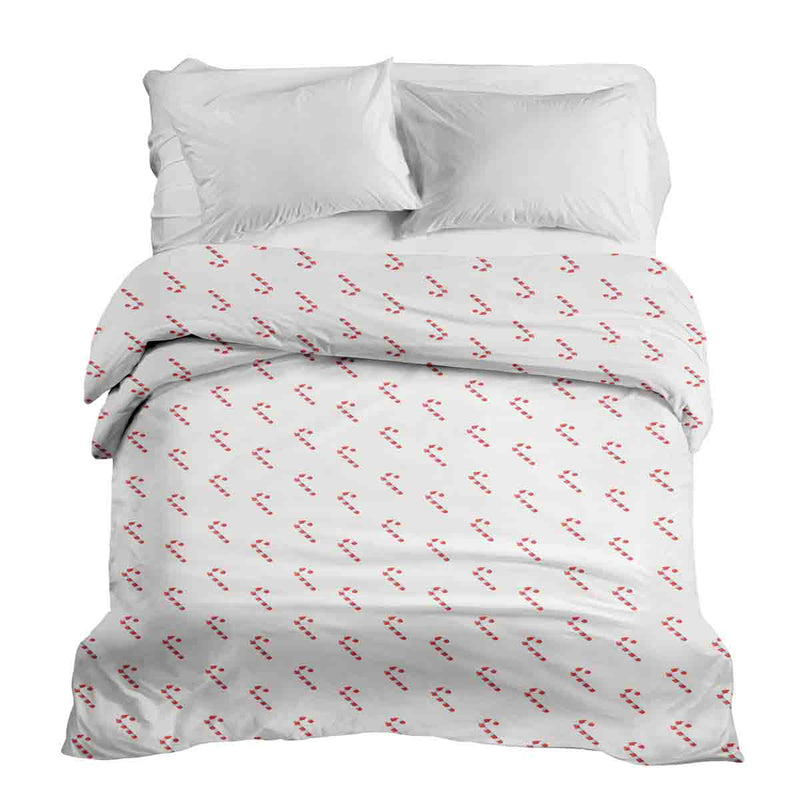 Original therapy blanket - cotton cover white with candy canes