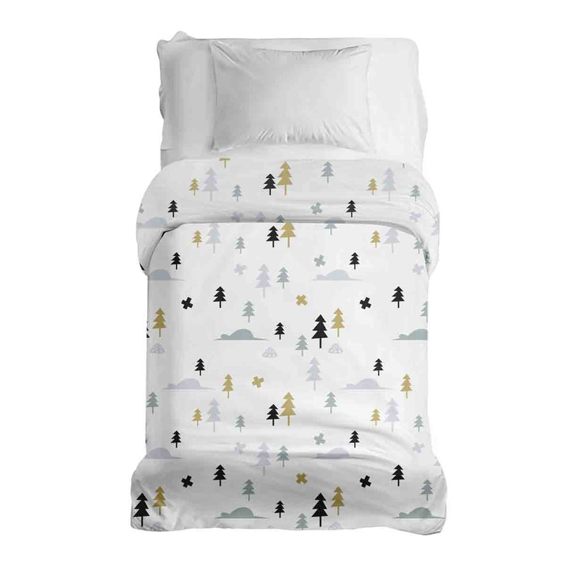 Original therapy blanket - cotton cover gray forest