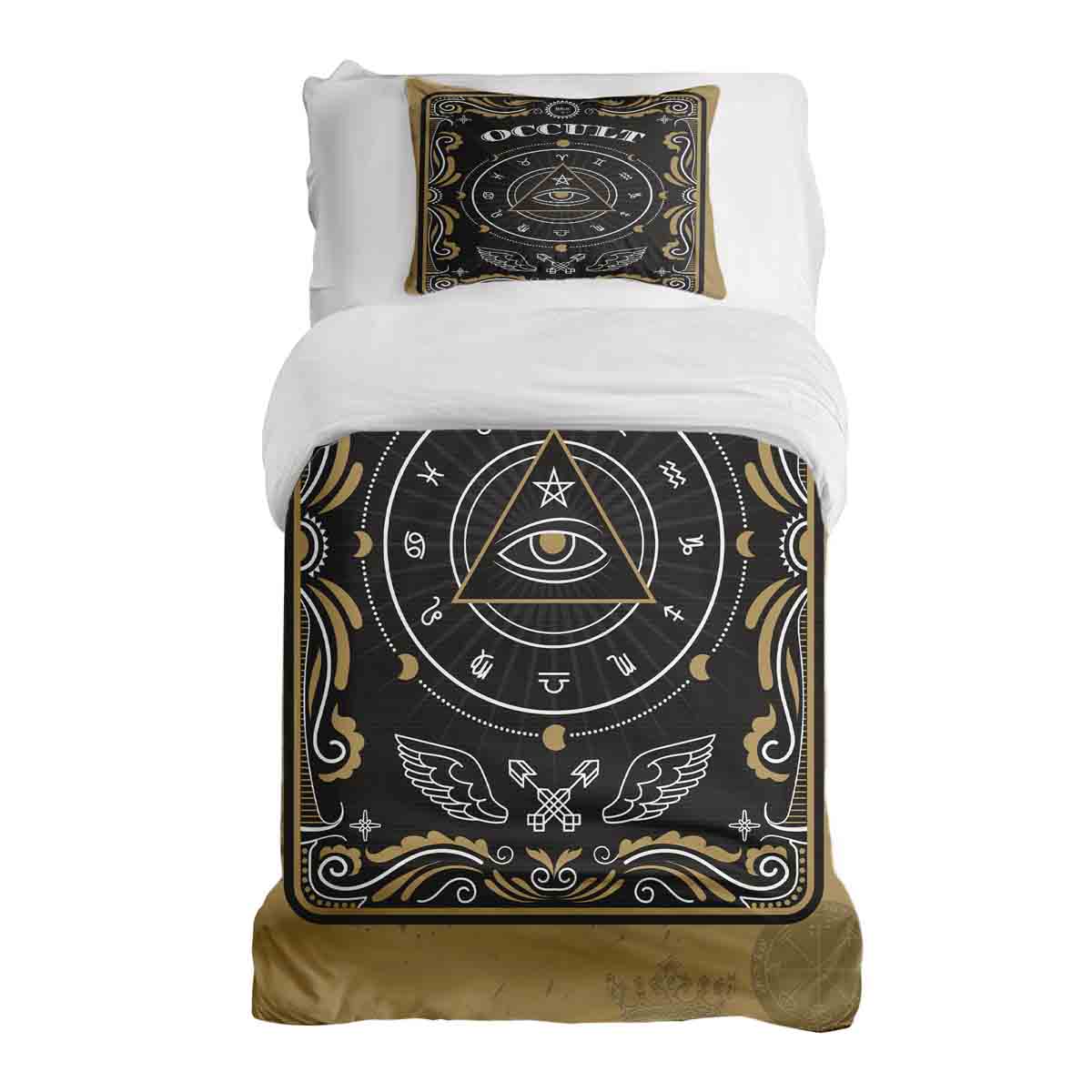 Therapy blankets bedding set eye