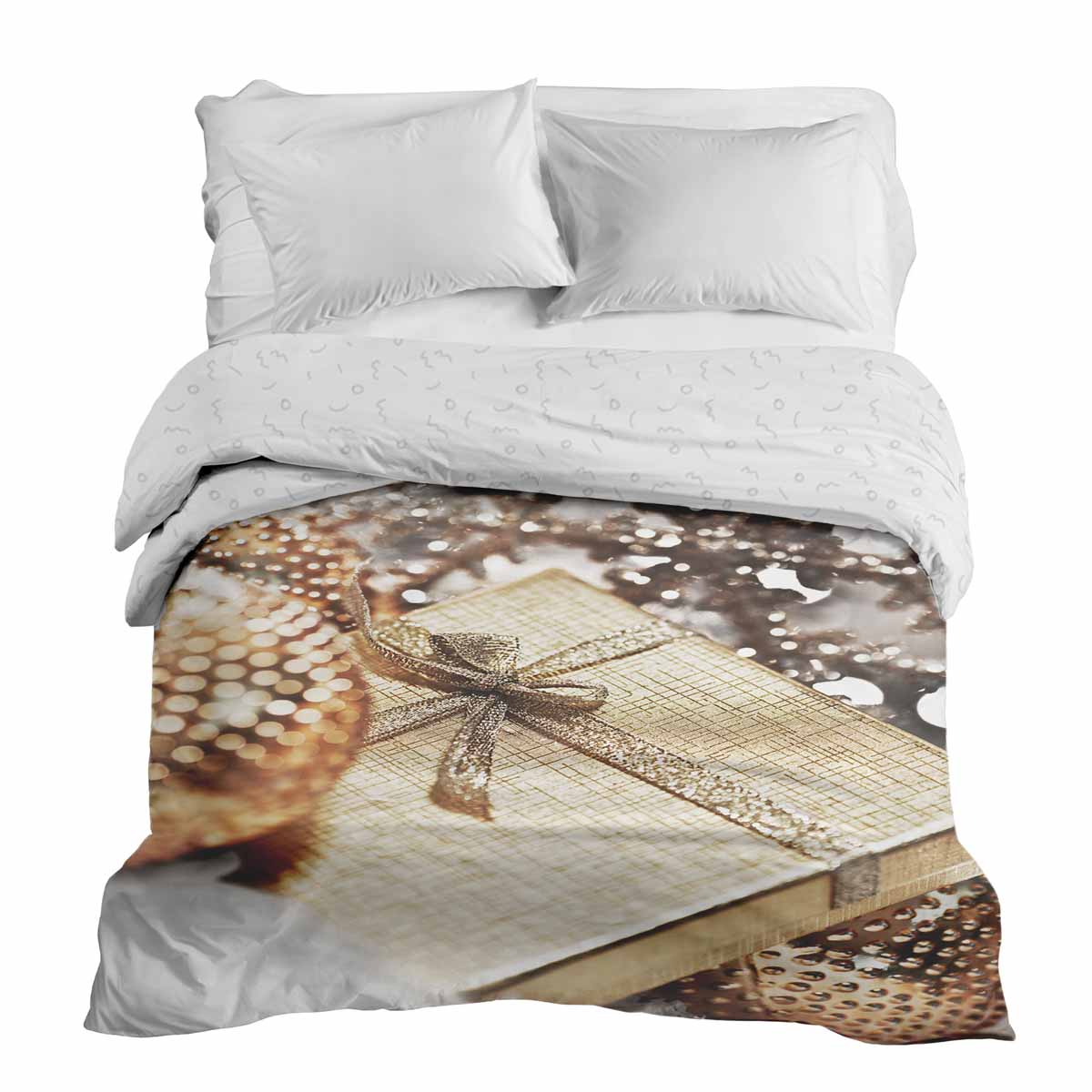 Couverture thérapeutique originale - Housse en coton avec cadeau doré