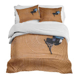 Therapy blankets bed linens circles in the field