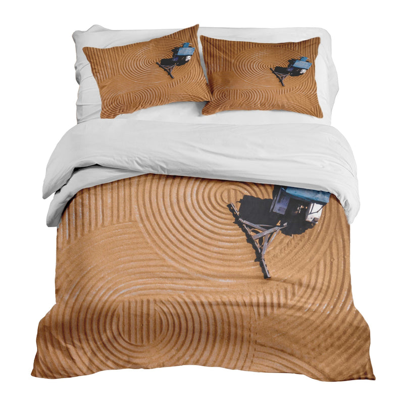 Therapy blankets bed linens circles in the field