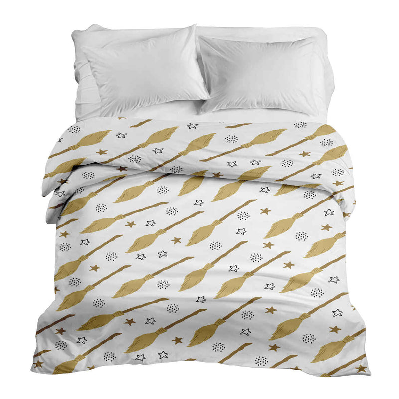 Original therapy blanket - cotton cover white with Harry's broom