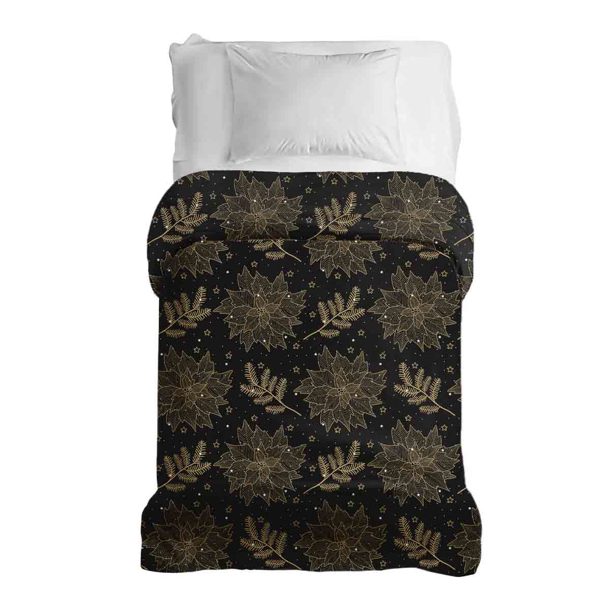Original therapy blanket - cotton cover black Christmas star