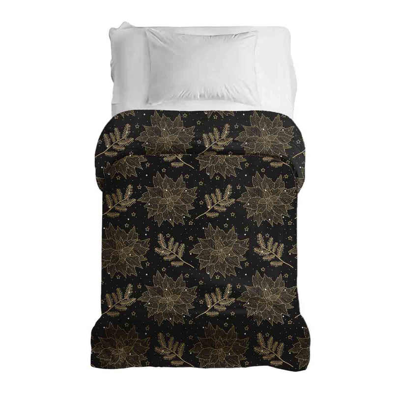 Original therapy blanket - cotton cover black Christmas star