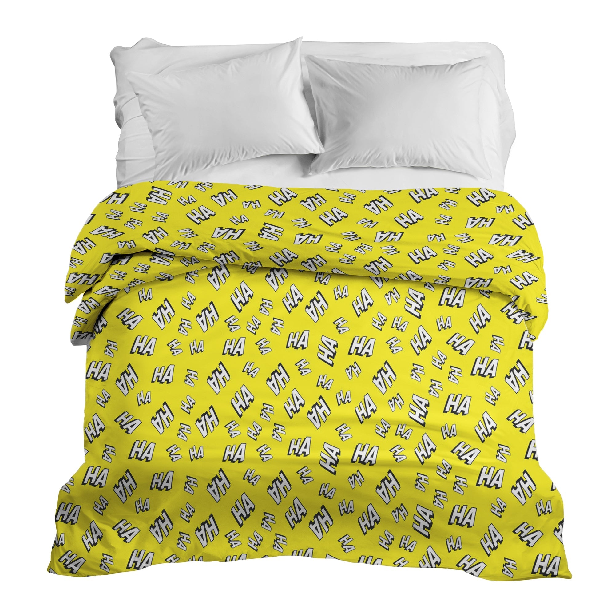 Couverture thérapeutique originale - Housse en coton jaune Ha Ha