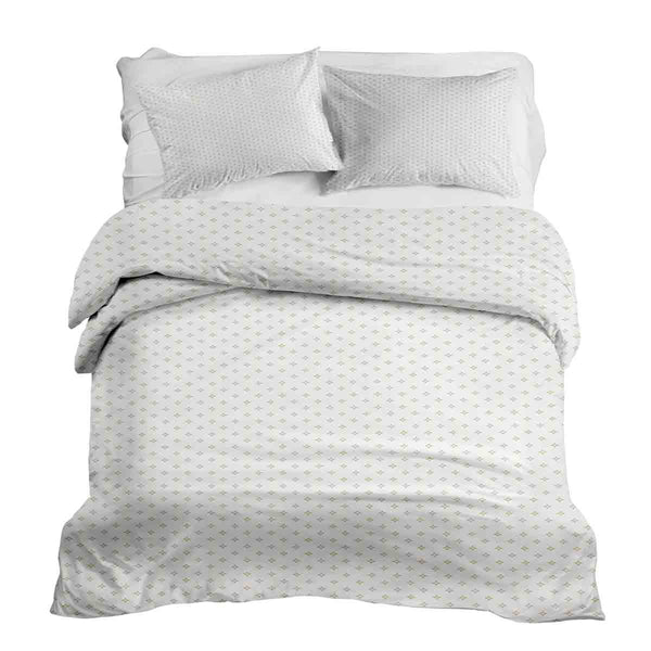 Therapy blanket and bedding set with small rhombuses