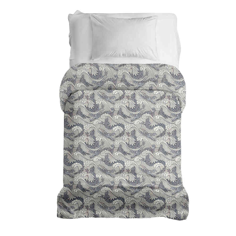 Couverture thérapeutique originale - Housse en coton mer agitée