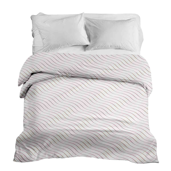 Original therapy blanket - cotton cover pink waves