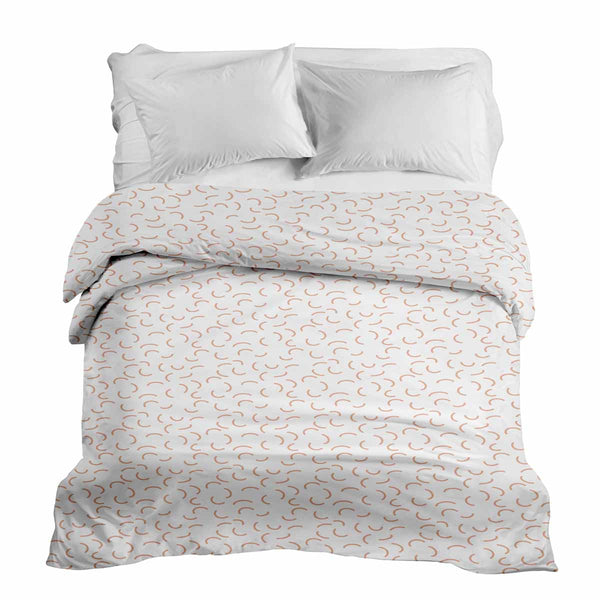 Original therapy blanket - cotton cover white with semicircles