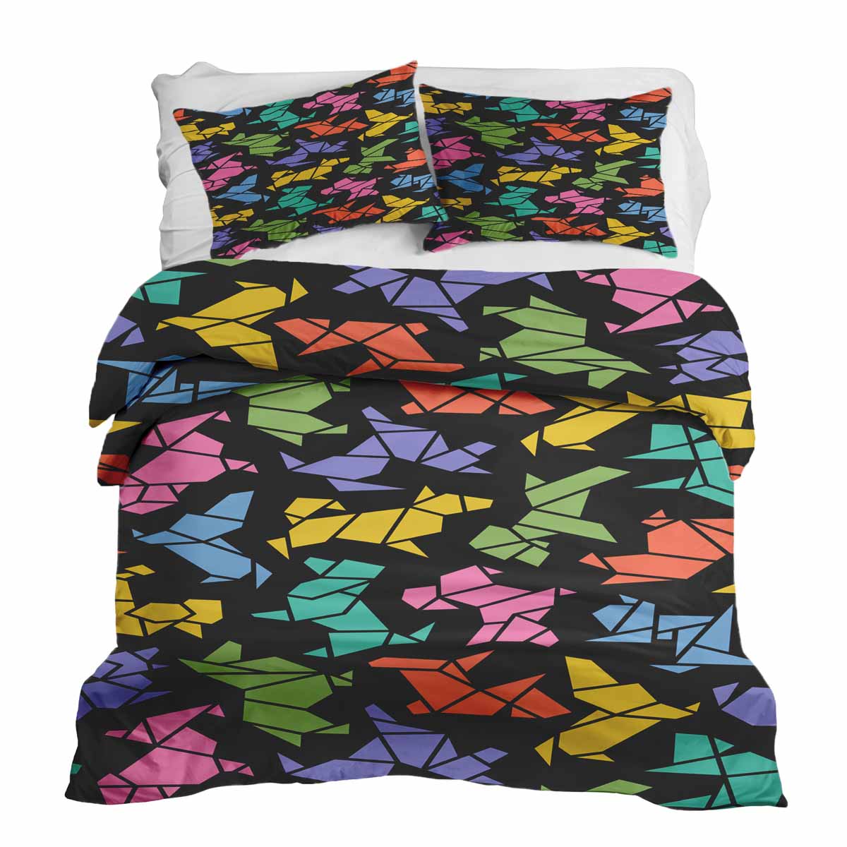 Therapy blankets bedding set origami dog