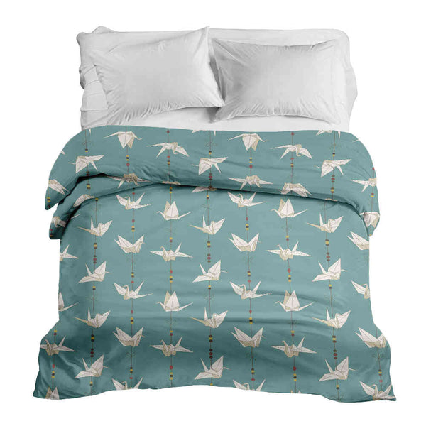 Original therapy blanket - cotton cover cover origami swan