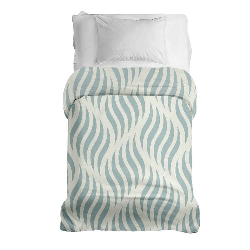 Original therapy blanket - cotton cover abstract waves