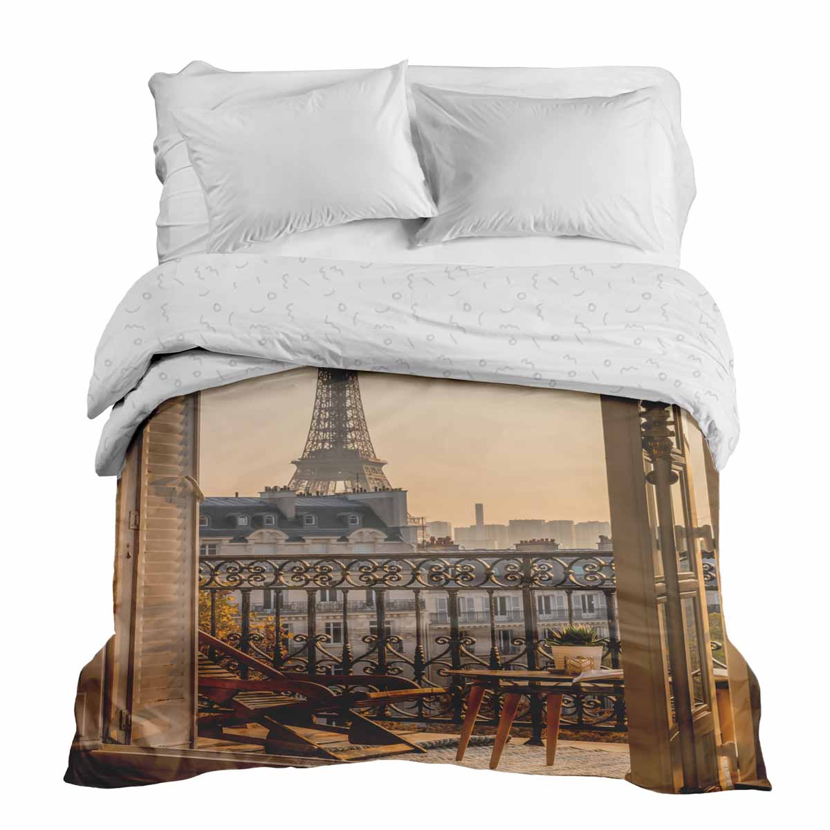 Couverture thérapeutique originale - Housse en coton Paris