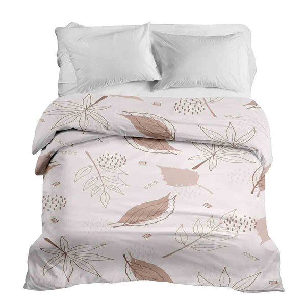 Original therapy blanket - cotton cover pink with leaves