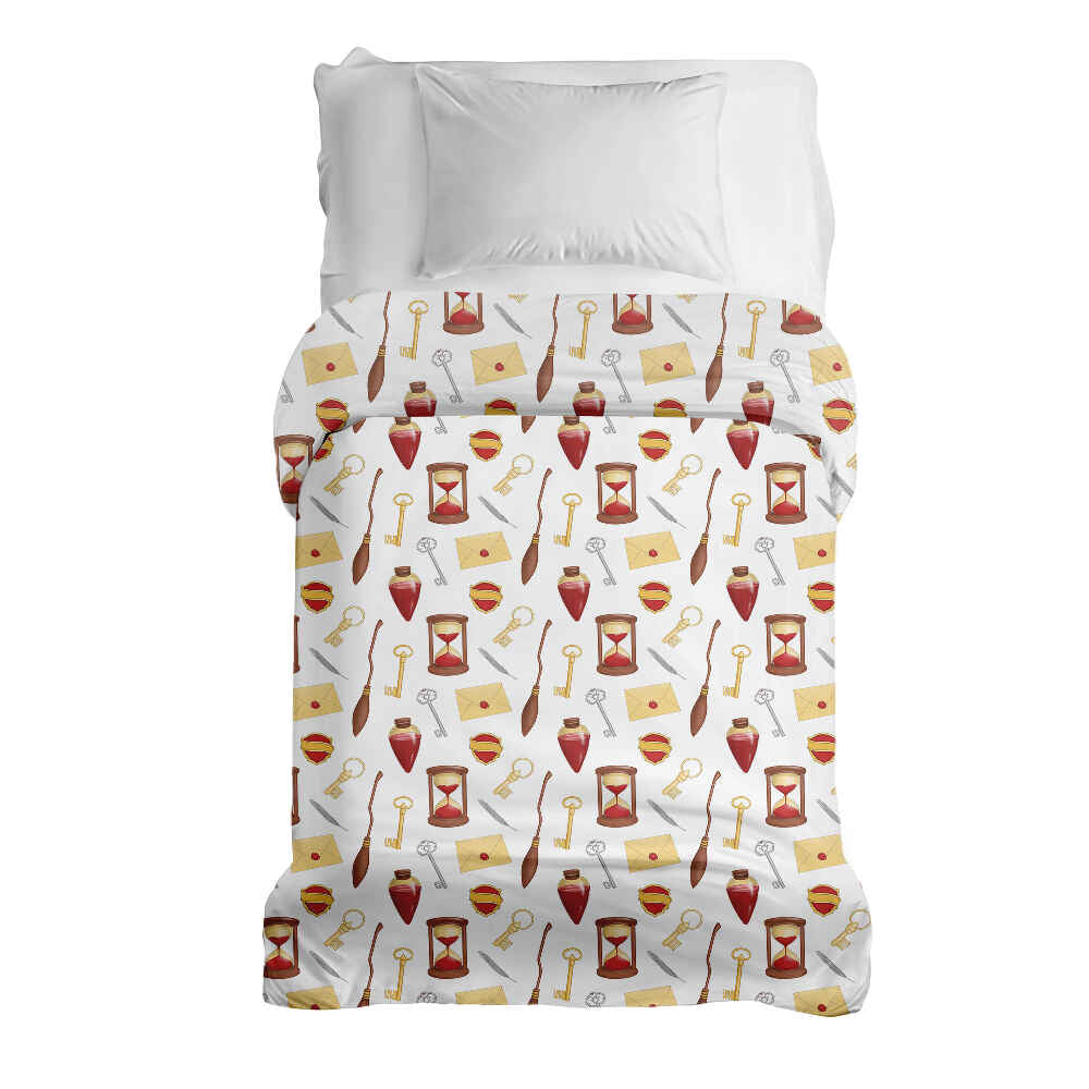 Couverture thérapeutique originale - Housse en coton blanc Magic