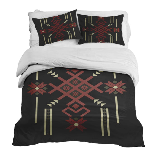 Therapy blanket bedding set with large snowflake