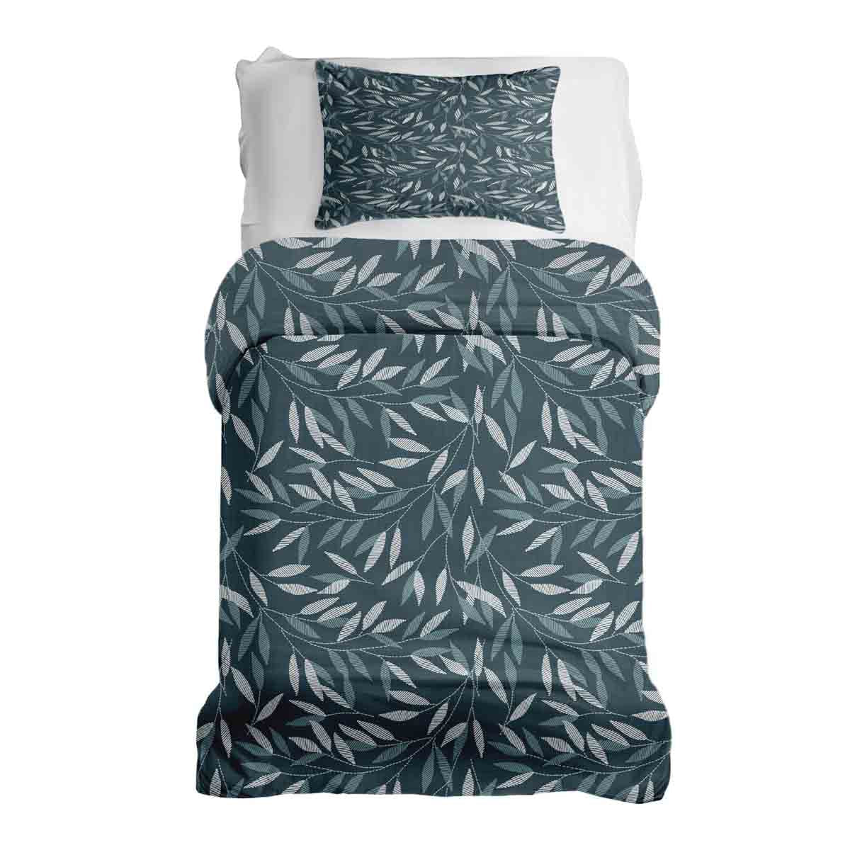 Therapy blankets bedding set with blue branches