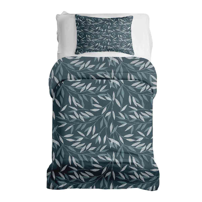 Therapy blanket bedding set with blue branches