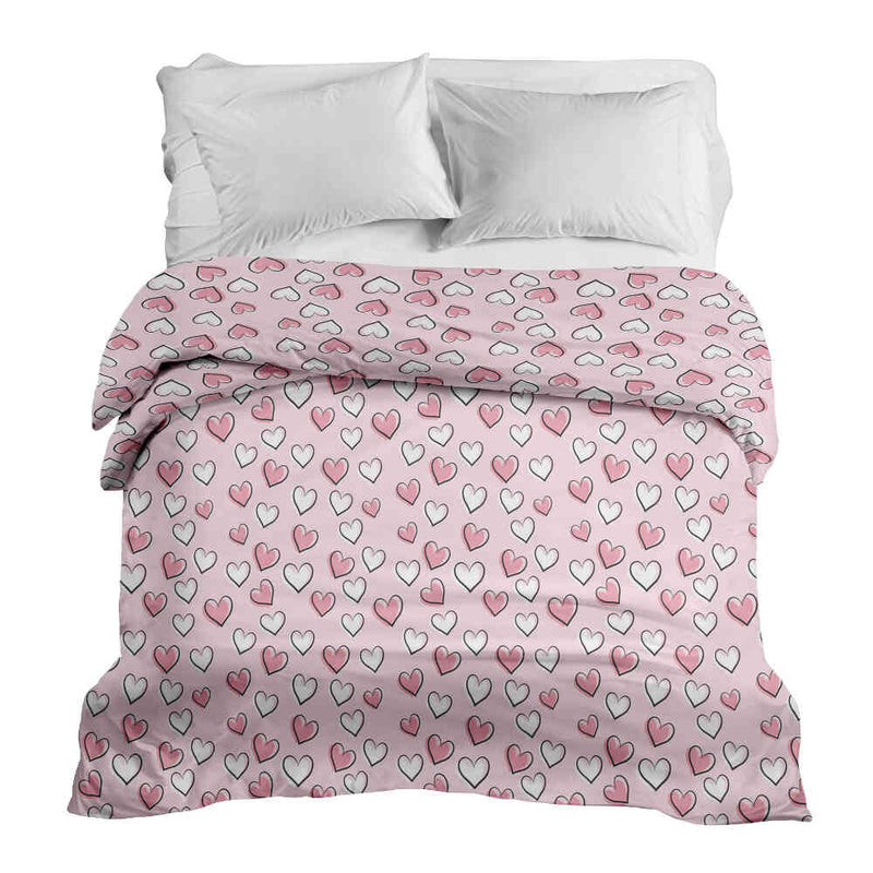 Original therapy blanket - cotton cover sweet little hearts