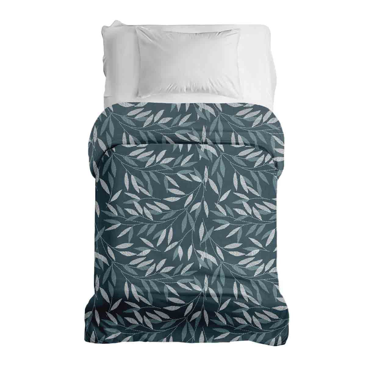Couverture thérapeutique originale - Housse en coton avec branches bleues