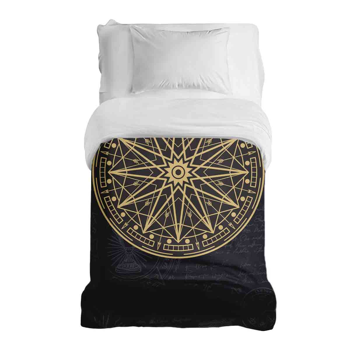 Couverture thérapeutique originale - Housse en coton Mandala mystique