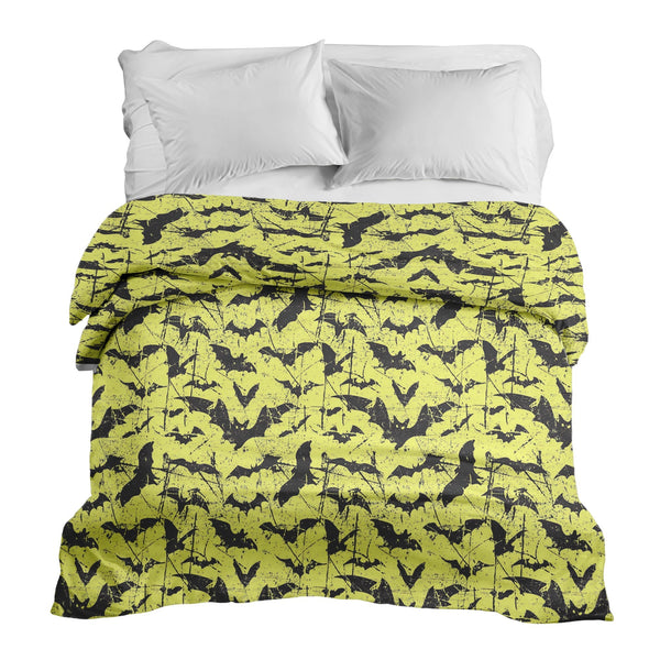 Original therapy blanket - cotton cover yellow bat