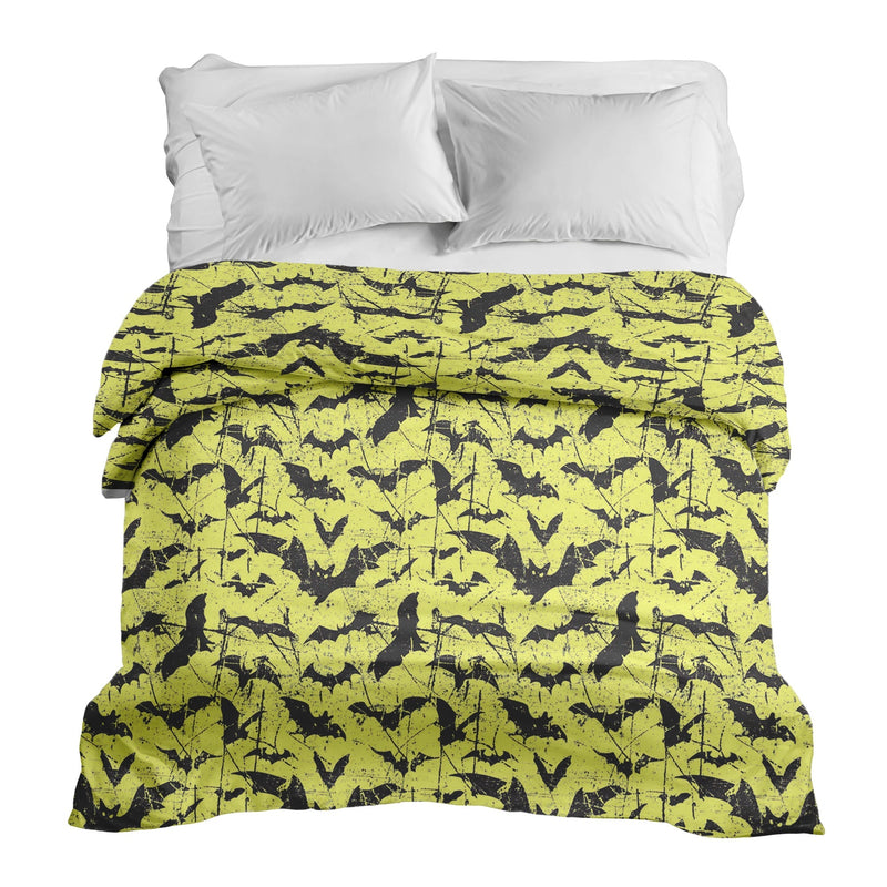 Original therapy blanket - cotton cover yellow bat