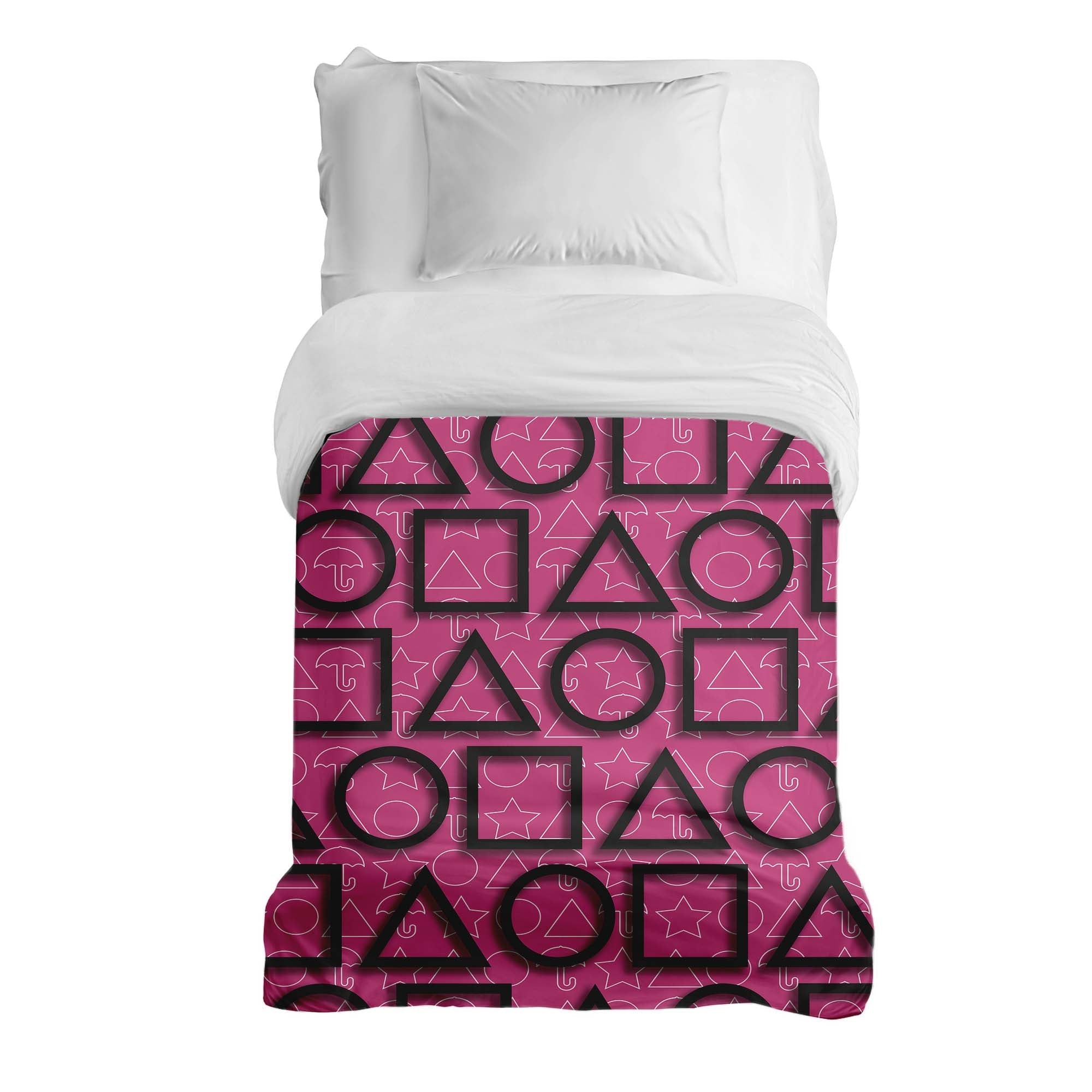 Couverture thérapeutique originale - Housse en coton Pink Squid