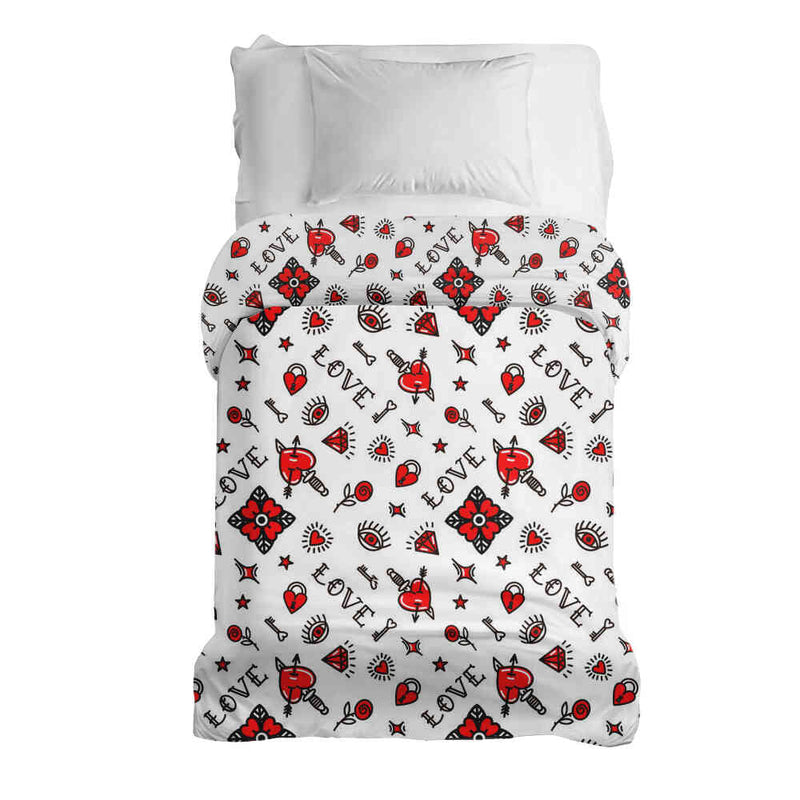 Original therapy blanket - cotton cover mixed love