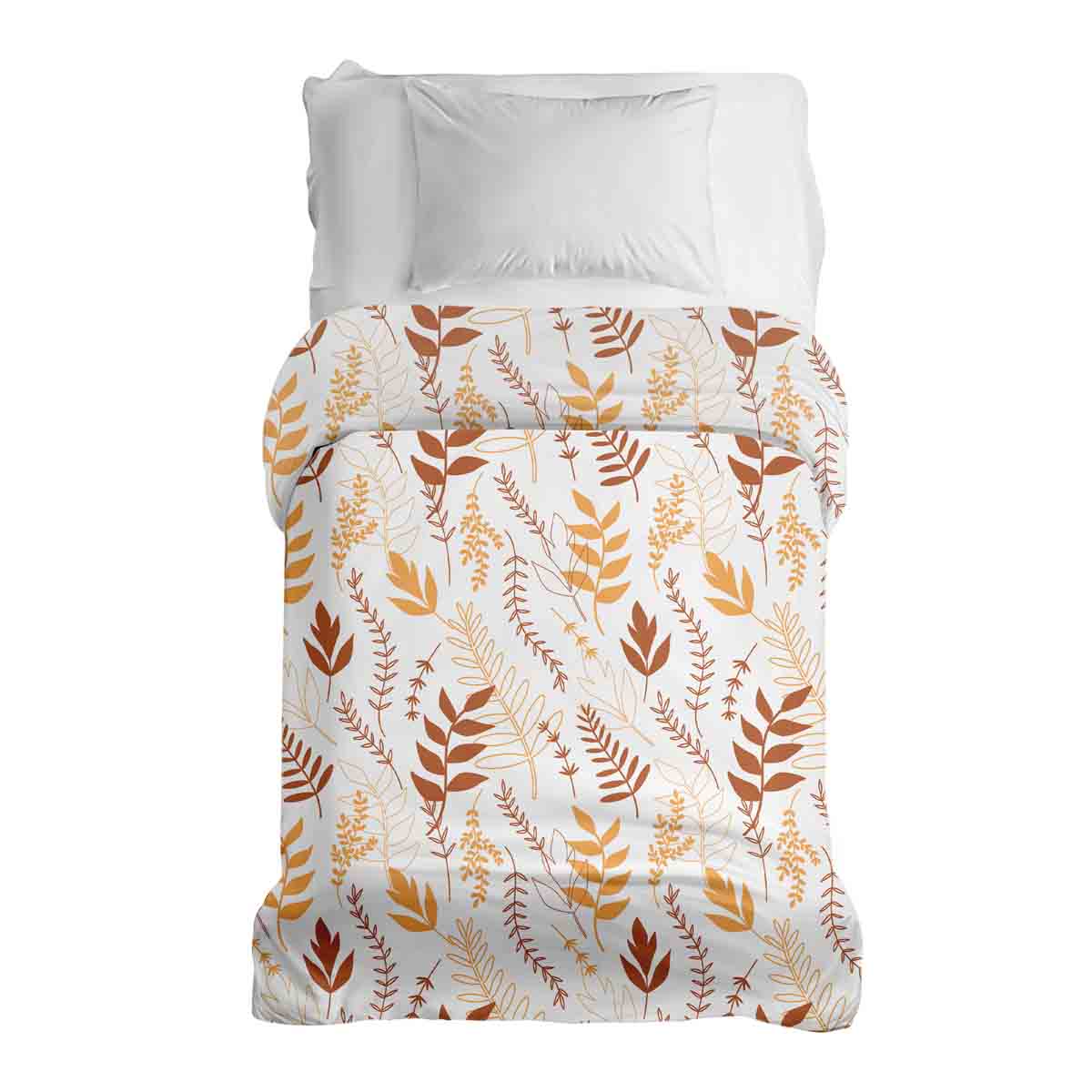 Original therapy blanket - cotton cover white with autumnal branches