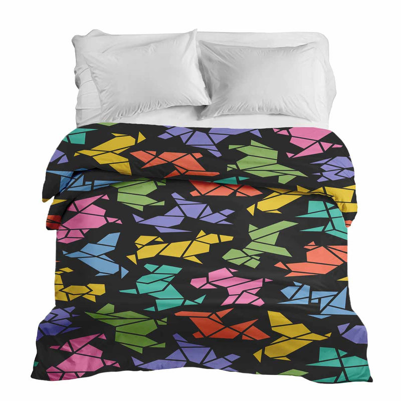 Original therapy blanket - cotton cover origami dog