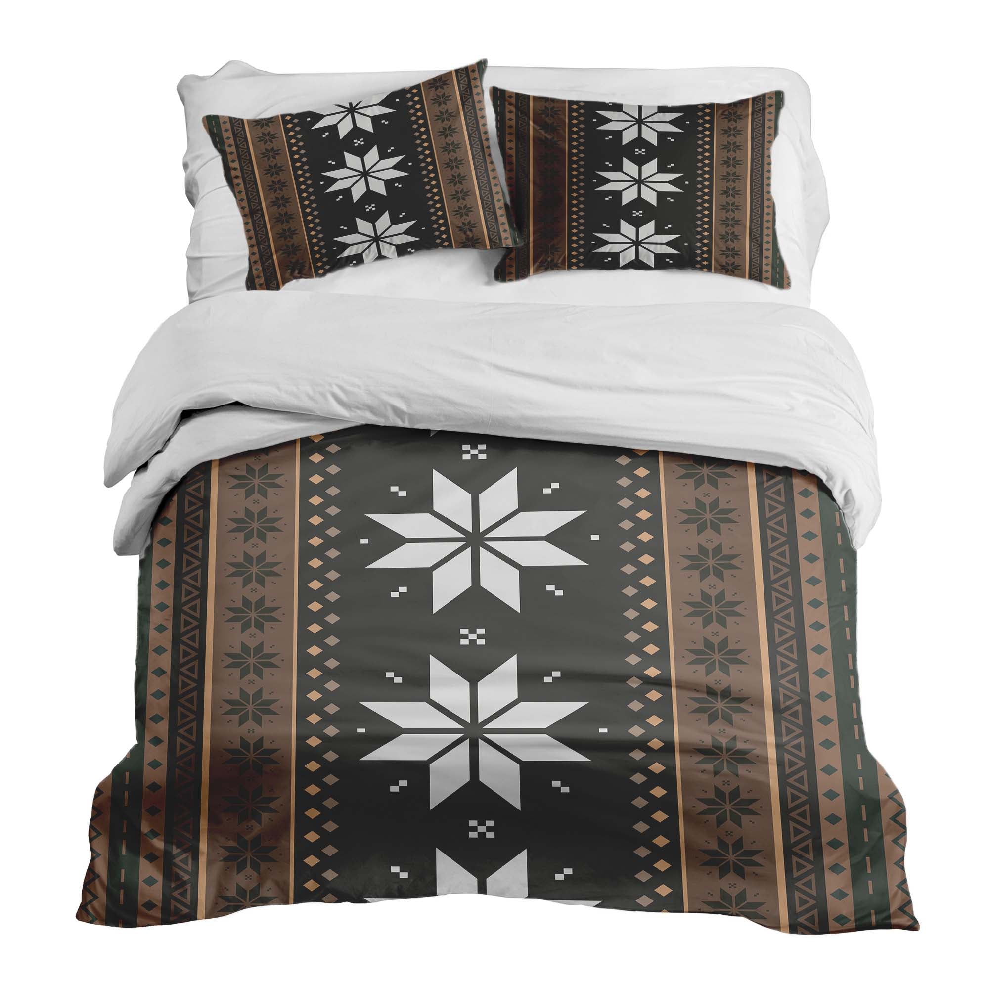 Therapy blankets bedding set striped with stars