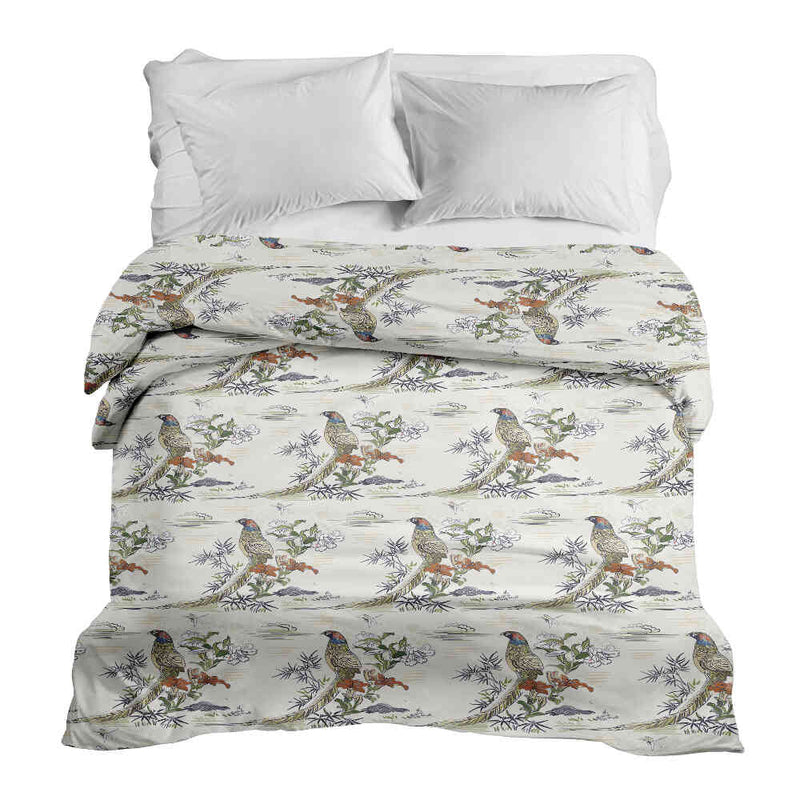 Original therapy blanket - cotton cover bird of paradise