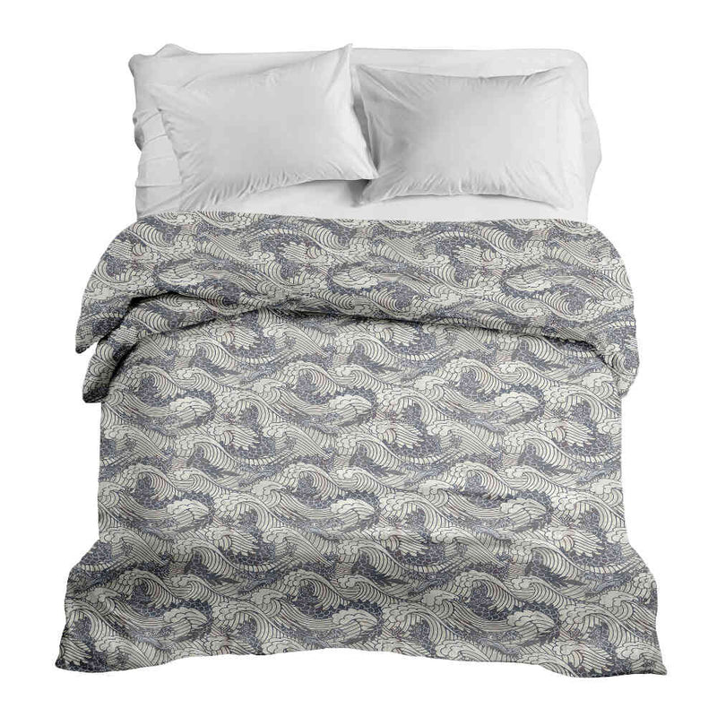 Original therapy blanket - cotton cover stormy sea