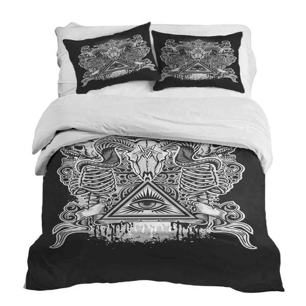 Therapy blanket bedding set, black eye 2