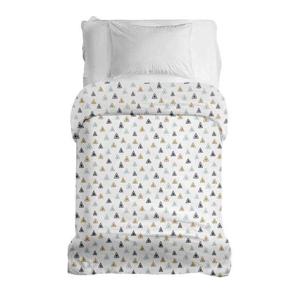 Original therapy blanket - cotton cover with small triangles