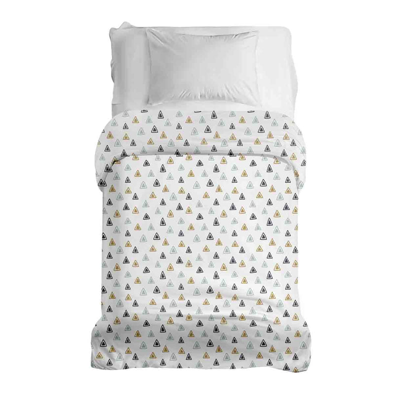 Original therapy blanket - cotton cover with small triangles