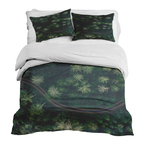 Therapy blankets bedding set "Road in the Forest"