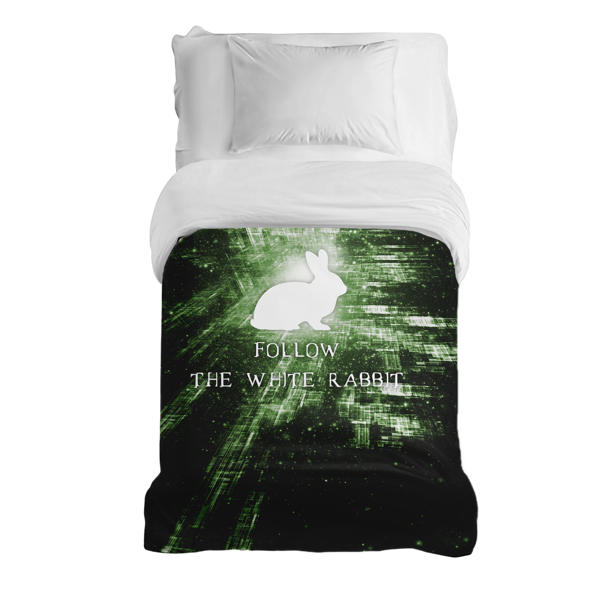 Couverture thérapeutique originale - Housse en coton Follow The Rabbit