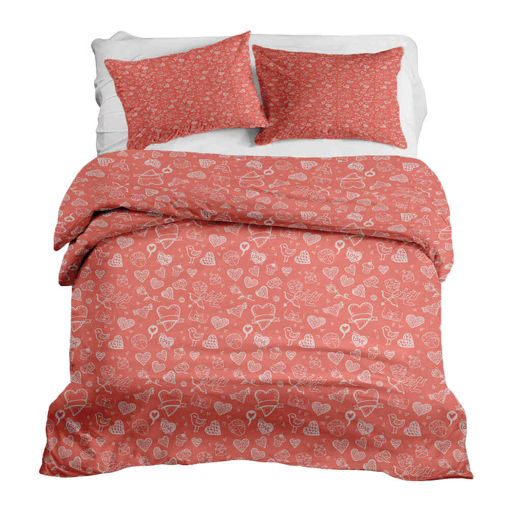 Therapy blankets bedding set Amor and love arrow
