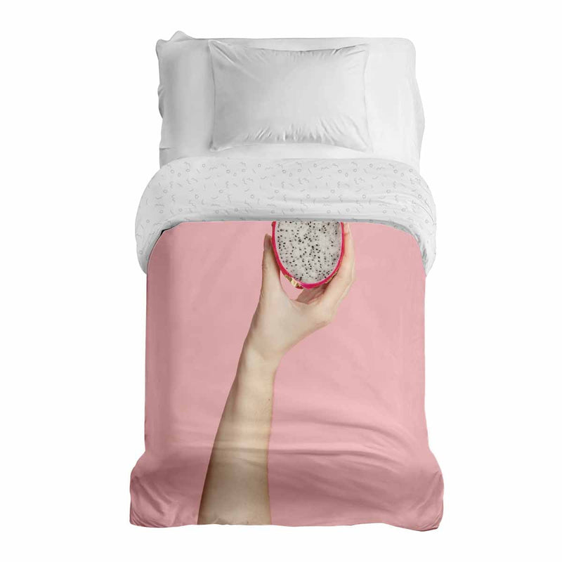 Original therapy blanket - cotton cover pink with dragon fruit