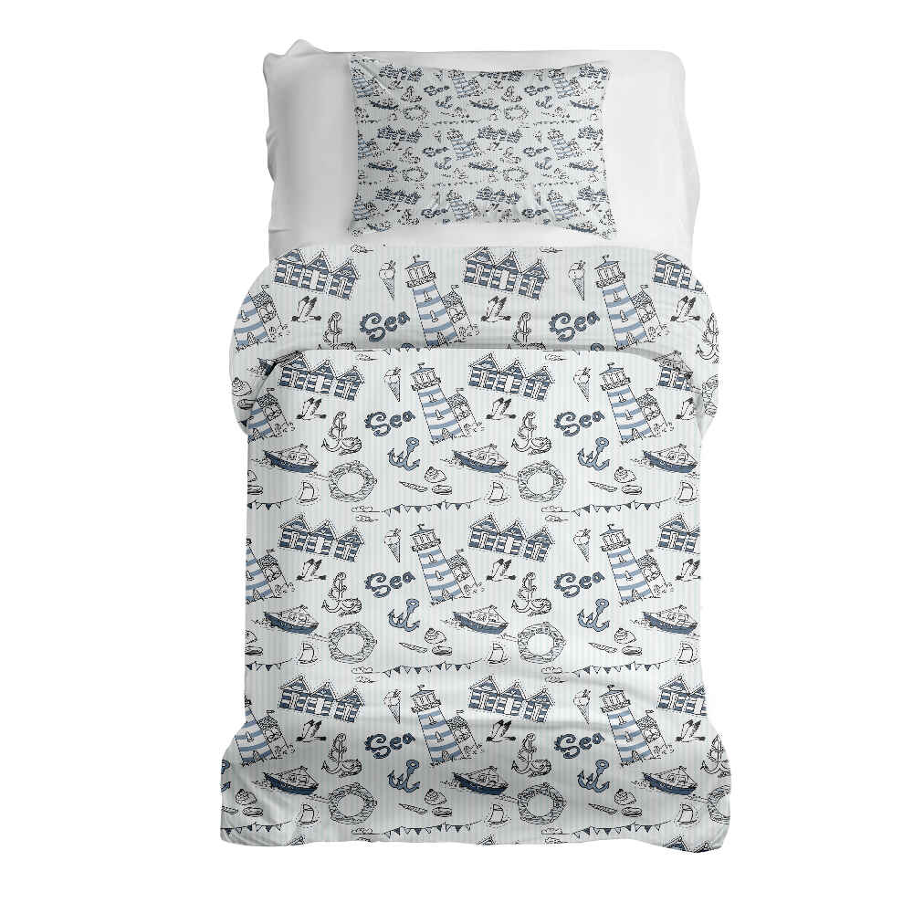 Therapy blankets bedding set seafaring