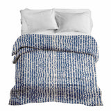 Original therapy blanket - cotton cover with blue dots