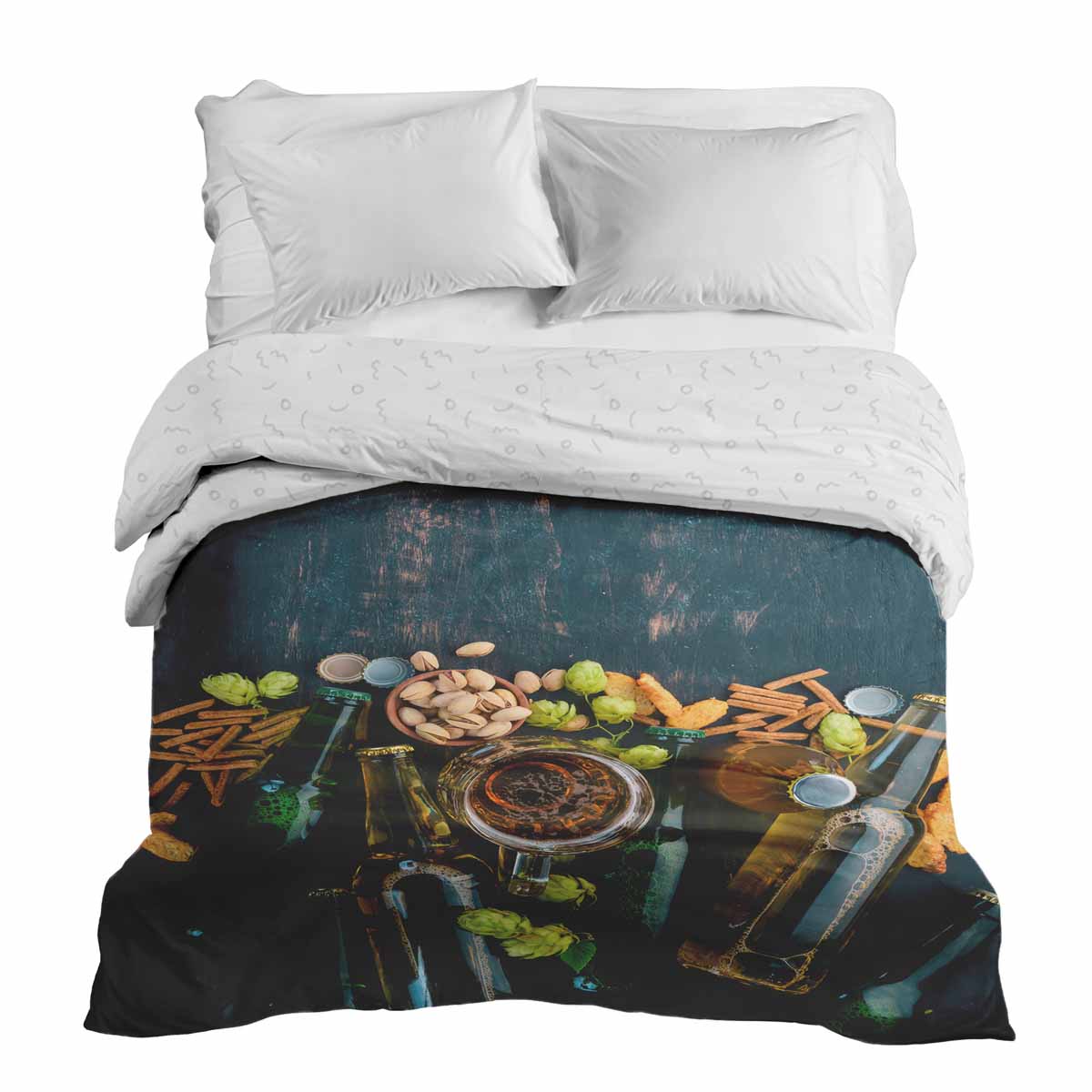 Couverture thérapeutique originale - Housse en coton soirée italienne