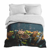 Original therapy blanket - cotton cover Italian evening