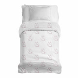 Original therapy blanket - cotton cover white with cat