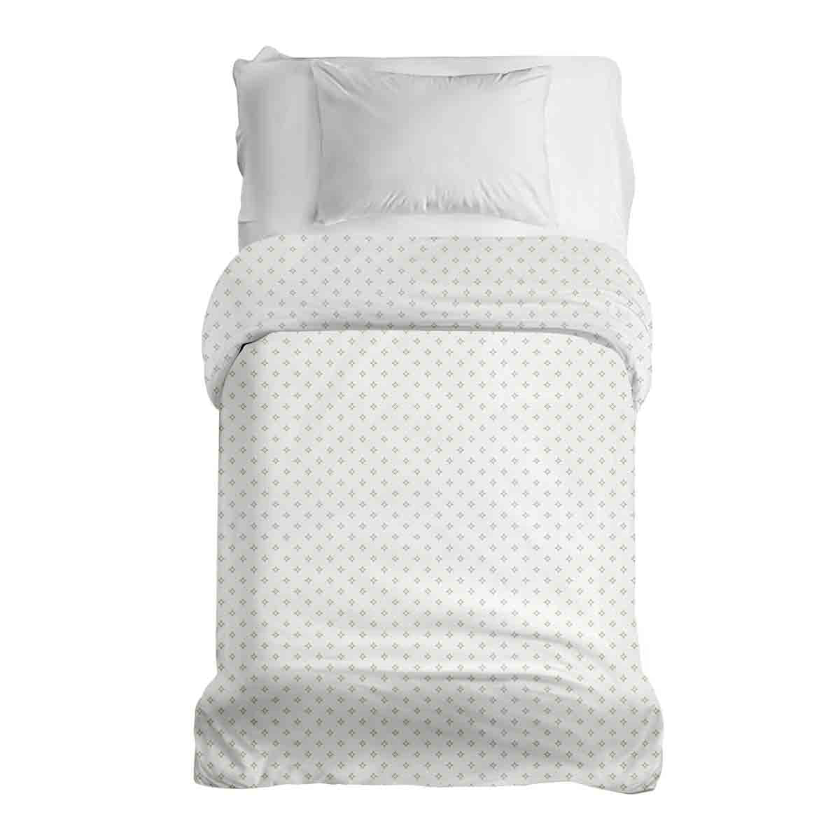 Couverture thérapeutique originale - Housse en coton avec petits losanges
