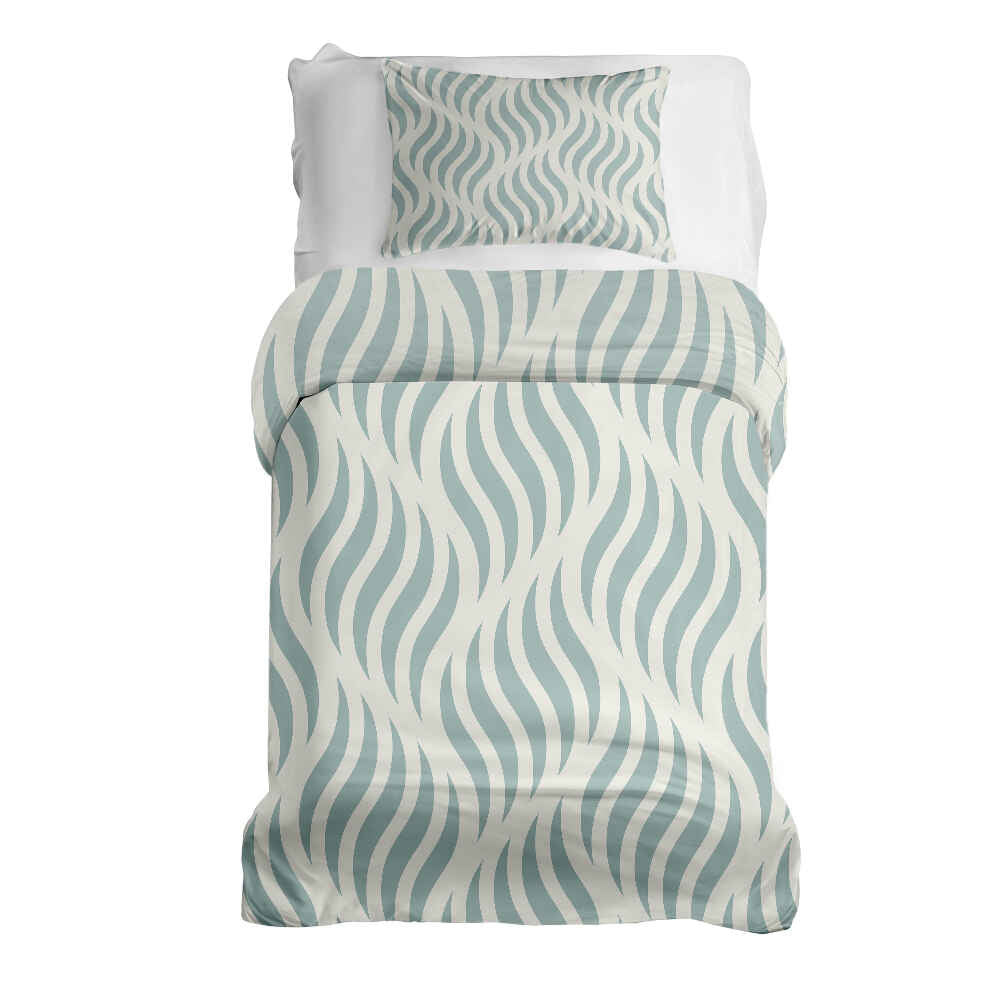 Therapy blankets bedding set abstract waves