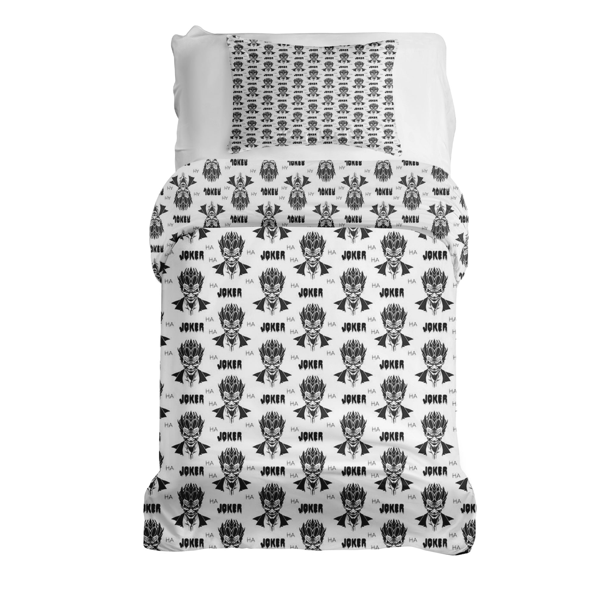 Therapy blankets bedding set Joker black-white